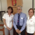 Mireya Gally, Eusebio Juaristi y Marisa del Rosario Estrada del Carrillo. Septiembre 12 de 2014