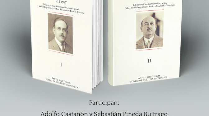 Diarios de Alfonso Reyes: Tomos I y II. Presentación editorial